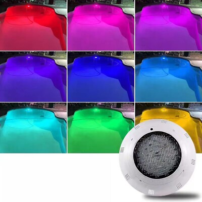 #ad Vibrant LED Swimming Pool Light with Base Effortlessly Illuminate Your Pool