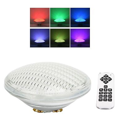 #ad Colorful LED Swimming Pool Light Bulb Embedded Type Waterproof Underwater Lamp