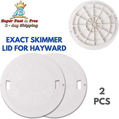#ad Heavy Duty Pool Skimmer Lid Cover Replacement Perfect Fit For Hayward 2 Pack NEW
