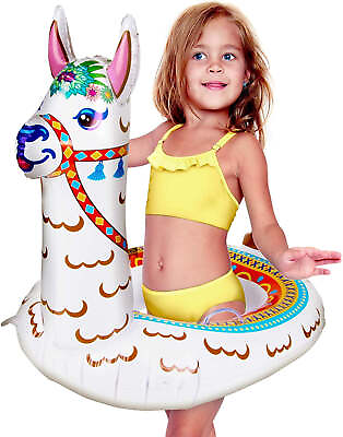 #ad Llama Baby Pool Float 27 Inch Tall Inflatable Pool Floats for Kids Baby