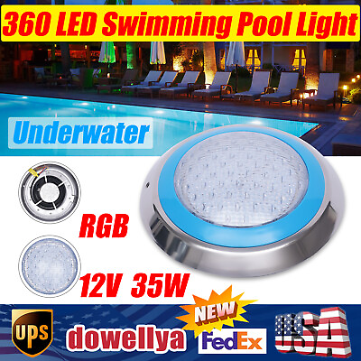 #ad 3000k Wall mounting LED Underwater Swimming Pool Light 360 Led Beads HOT