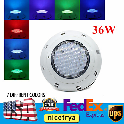#ad #ad RGB LED light Underwater 7color Fountain Swimming Pool Spa Lamp Waterproof AC12V