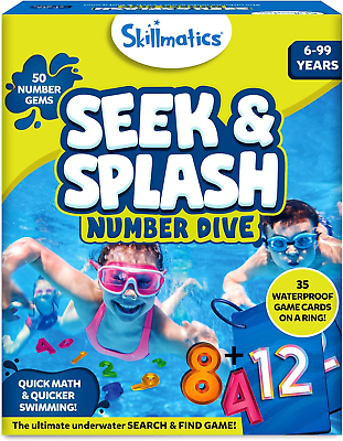 #ad Seek amp; Splash Diving Gem Toys Swimming Pool Toys for Kids Search and Find Mat