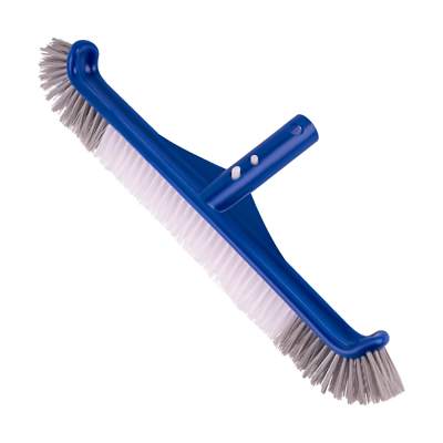 #ad Pool Brush 17.5 Inch Wide with Curved Edges EZ Clip for All Pool Types