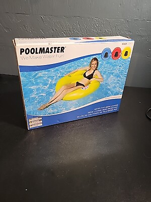 #ad Poolmaster 85658 Yellow Swimming Water Pop Mesh Inflatable Swimming Pool Lounge