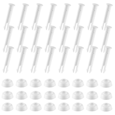 1X 24Pcs ABS Pool Joint Pins 6cm 2.36in Cap Set Seals for Intex Swimming Pool