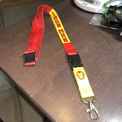 #ad #ad Iron Man Lanyard Yellow And Red Used In Good Condition
