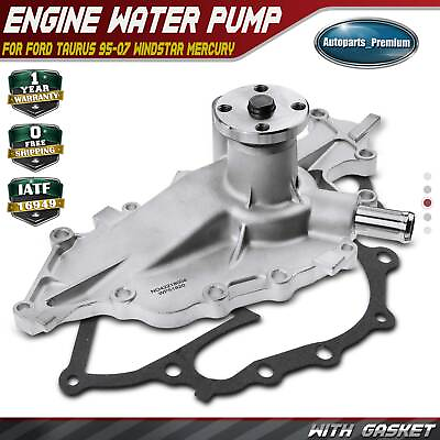 #ad Engine Water Pump w Gasket for Ford Taurus 1995 2007 Windstar Mercury Sable OHV