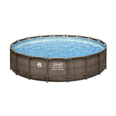 #ad The Coleman Power Steel Round Above Ground Pool 18’ x 48” 