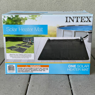 Intex Solar Heater Mat 47quot; x 47quot; Above Ground Swimming Pool Up to 8000 Gallons