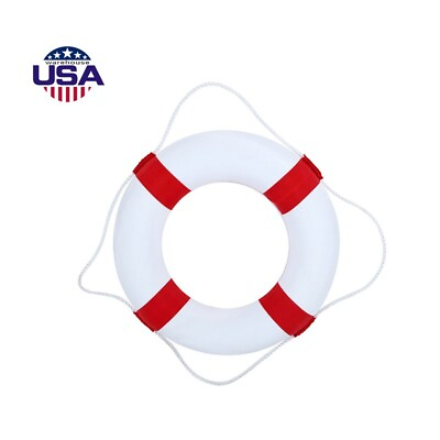#ad Foam Swim Rings Children Swimming Pool Lifebuoy Safety Life Preserver Red