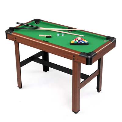 #ad PEXMOR 48quot; Pool Table Mini Billiard Table for Kids and Adults Pool Game Table