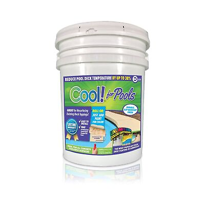 #ad Cool Decking Pool Deck Paint Coating for Concrete and Decks Waterproof Co...