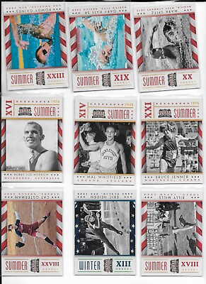 #ad #ad 2012 Panini Americana Heroes Legends Olympic Games Insert Complete Your Set