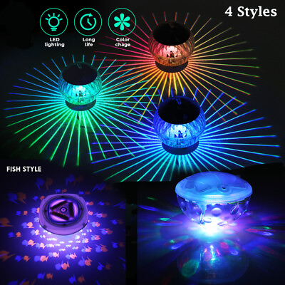 Swimming Pool Lights Floating Underwater Lights Pool for Disco Party Pond Décor