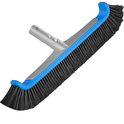 #ad Pool Brush 17.5#x27;#x27; Heavy Duty Swimming Pool Brushes for Cleaning Pool Walls amp; ...