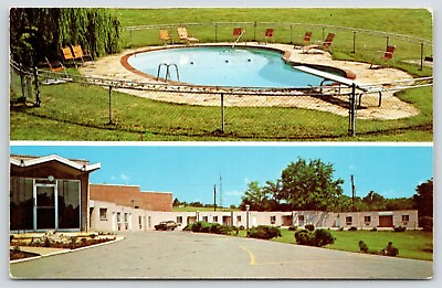 Goodlettsville TN Mason#x27;s Motel amp; Restaurant Kidney Pool 1960s Station Wagon