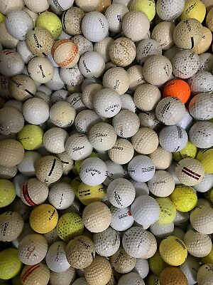 #ad 100 Used Golf Balls Swing Away Balls Grade D.