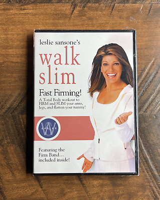 #ad #ad Leslie Sansone#x27;s Walk Slim Fast Firming DVD total body workout 27 mins NEW