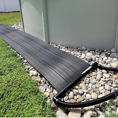 #ad #ad Solar Pool Heater SunHeater S120U Universal 2 X 20 Feet Black Simple DIY Install