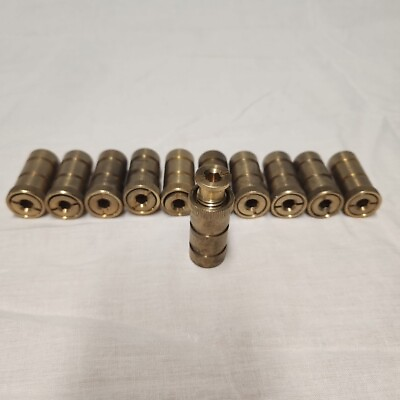 #ad 10 Pack 1 Extra Brass Anchors for Concrete Deck For Swimming Pool Cover