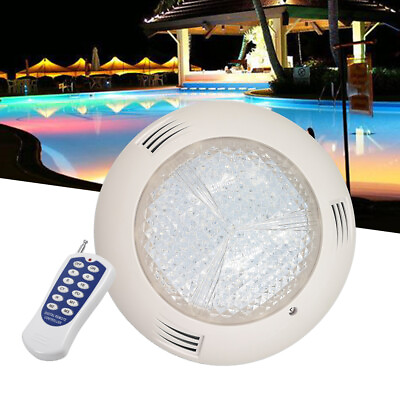 18W 12V RGB LED Color Changing Underwater Swimming Inground Pool Spa Light Bulb