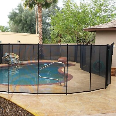 #ad #ad VINGLI Pool Fence 5Ft x 12Ft Swimming Pool Fence in Ground Pool Safety Fencing