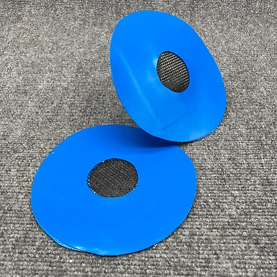 #ad #ad Inflatable Water Slide Pool Liner Drain Hole Blue Patches 2 Pack