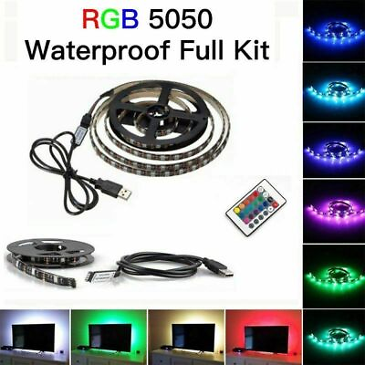 USB 5V LED Strip Light TV backlight 5050 RGB Mood Light Color Changing Light Kit