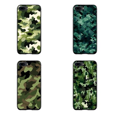 #ad For Samsung S20 S21 S22 S23 S24 Plus Ultra texture green Camouflage Covers