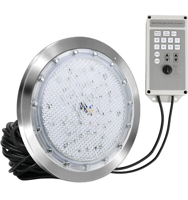 #ad #ad LED RGBW 10 Inch Pool Light for Inground Pool AC120V APP Bluetooth 100 ft