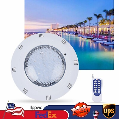 #ad Swimming Pool Light LED Underwater RGB Pool Color Change Lamp W Remote Control