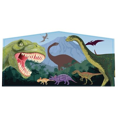 #ad Commercial Inflatable Art Panel Dinosaur Vinyl Banner For Bounce Houses Used