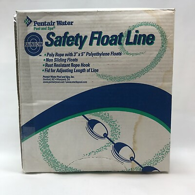 #ad Pentair Rainbow Pool Products R181206 #3520 Safety Float Line 20’ Pool Width