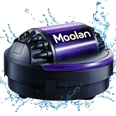 #ad Moolan Cordless Robotic Pool Cleaner Automatic Pool Vacuum Robot Lasts 120 Mins