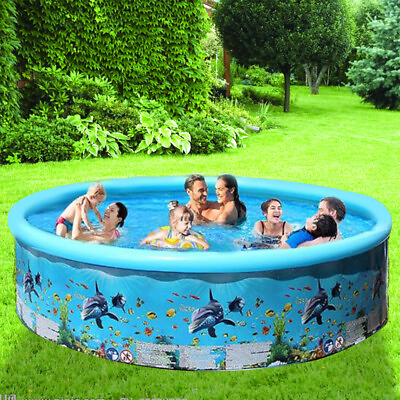 Inflatable Swimming Pool Blow Up Family Pool For Adult Children Indoor Outdoor