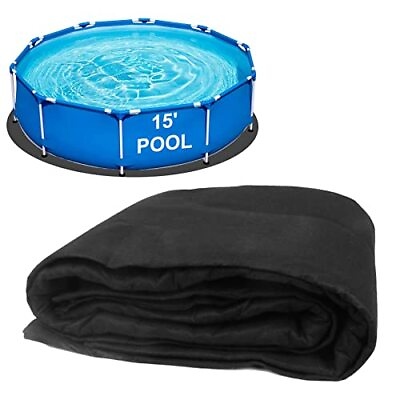 #ad #ad YZIVTAOTIE 15FT Round Above Ground Pool Floor Liner Pad Puncture Prevention