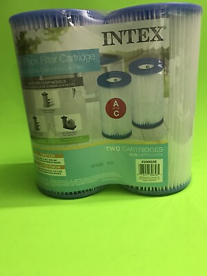 #ad #ad INTEX Twin Pack Filter Cartridge Type A or C For Swimming Pool new