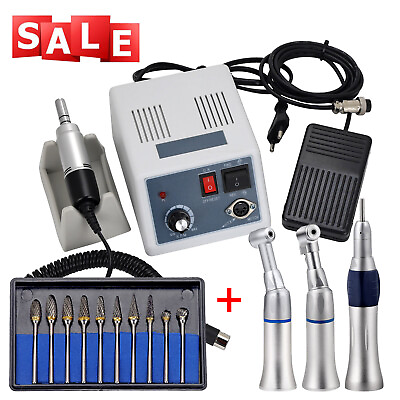 #ad #ad Dental Electric Micromotor Polisher fit Marathon Contra Angle Straight Handpiece