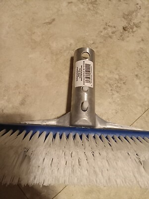 #ad Deluxe Wall Pool Brush Head Aluminum Extra Wide 20quot; Mainstay Heavy Duty