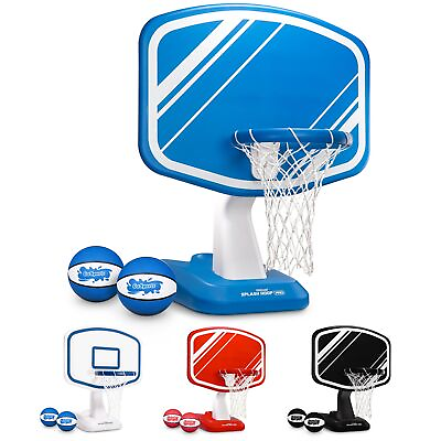 #ad GoSports Splash Hoop Poolside Basketball Game Swimming Pool Basketball 2 Balls