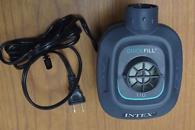 Intex Quick Fill Electric Pump Inflates amp; Deflates Quickly Missing Attachments