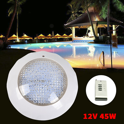 AC 12V 45W RGB Swimming LED Pool Lights Underwater Light Waterproof Lamp