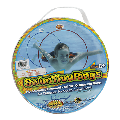 #ad Swim Thru Rings Pool Toys Children 8 years Colors Vary
