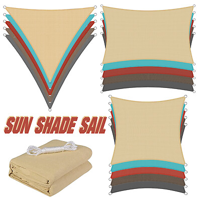 #ad Sun Shade Sail Canopy Sand Uv Block Sunshade For Backyard Deck Outdoor