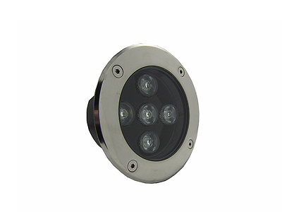 5W DC12v LED Inground Light Uplighter Garden Path Underground Lamp Pure White