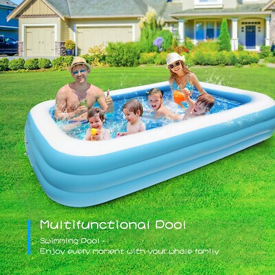 #ad Inflatable Swimming Pools Above Ground Pool Family Party Adult Kids Outdoor