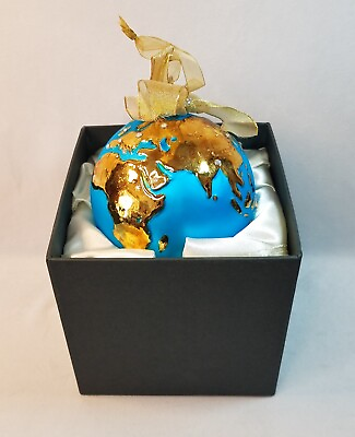 Frontgate Holiday Collection World Peace on Earth Christmas Ornament w Gift Box