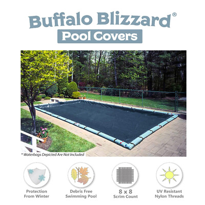 #ad #ad Buffalo Blizzard Economy Rectangle Swimming Pool Winter Covers 10 YR Warranty