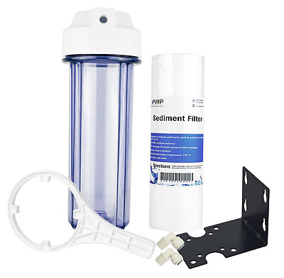 #ad Whole House Sediment Water Filtration System With 1 4quot; Clear Housing Filter